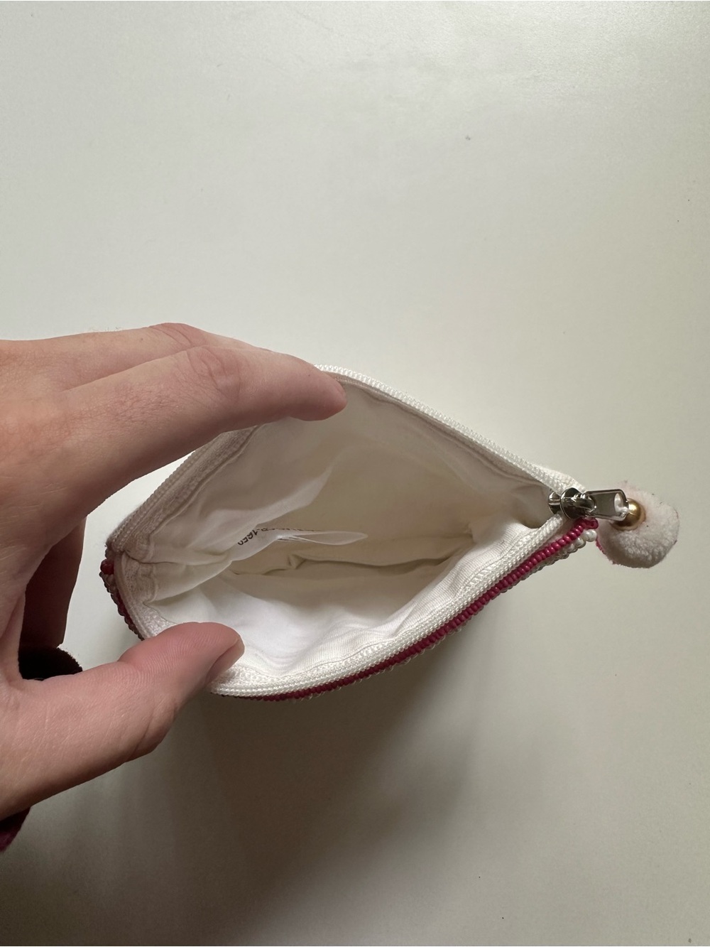 Beaded 'Extra Dirty' Cocktail Clutch - White & Pink - Picture 4 of 5